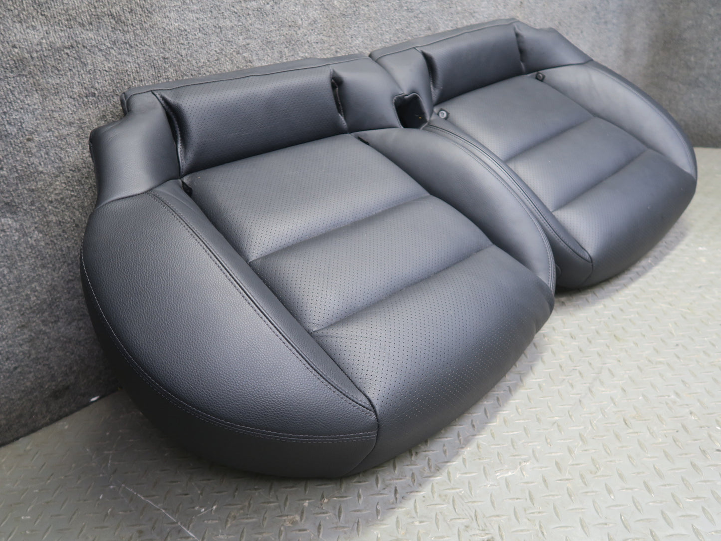 2010-2016 Porsche Panamera 970 Front Rear Power Comfort Seat Leather Black Set