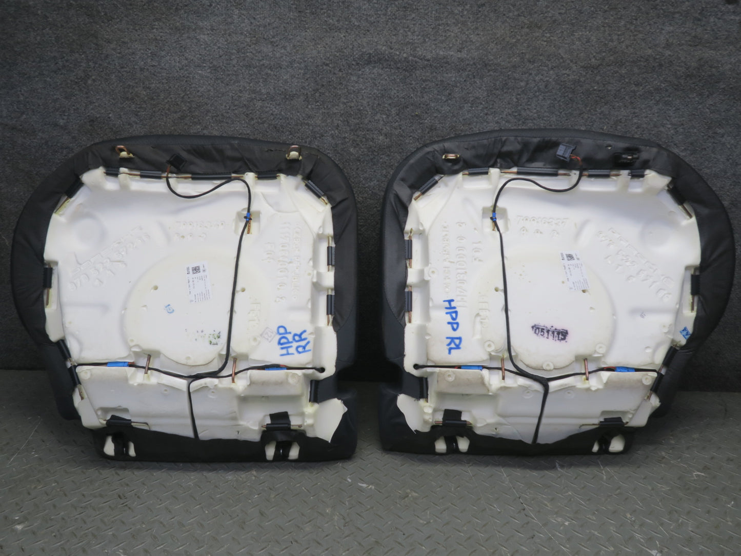 2010-2016 Porsche Panamera 970 Front Rear Power Comfort Seat Leather Black Set