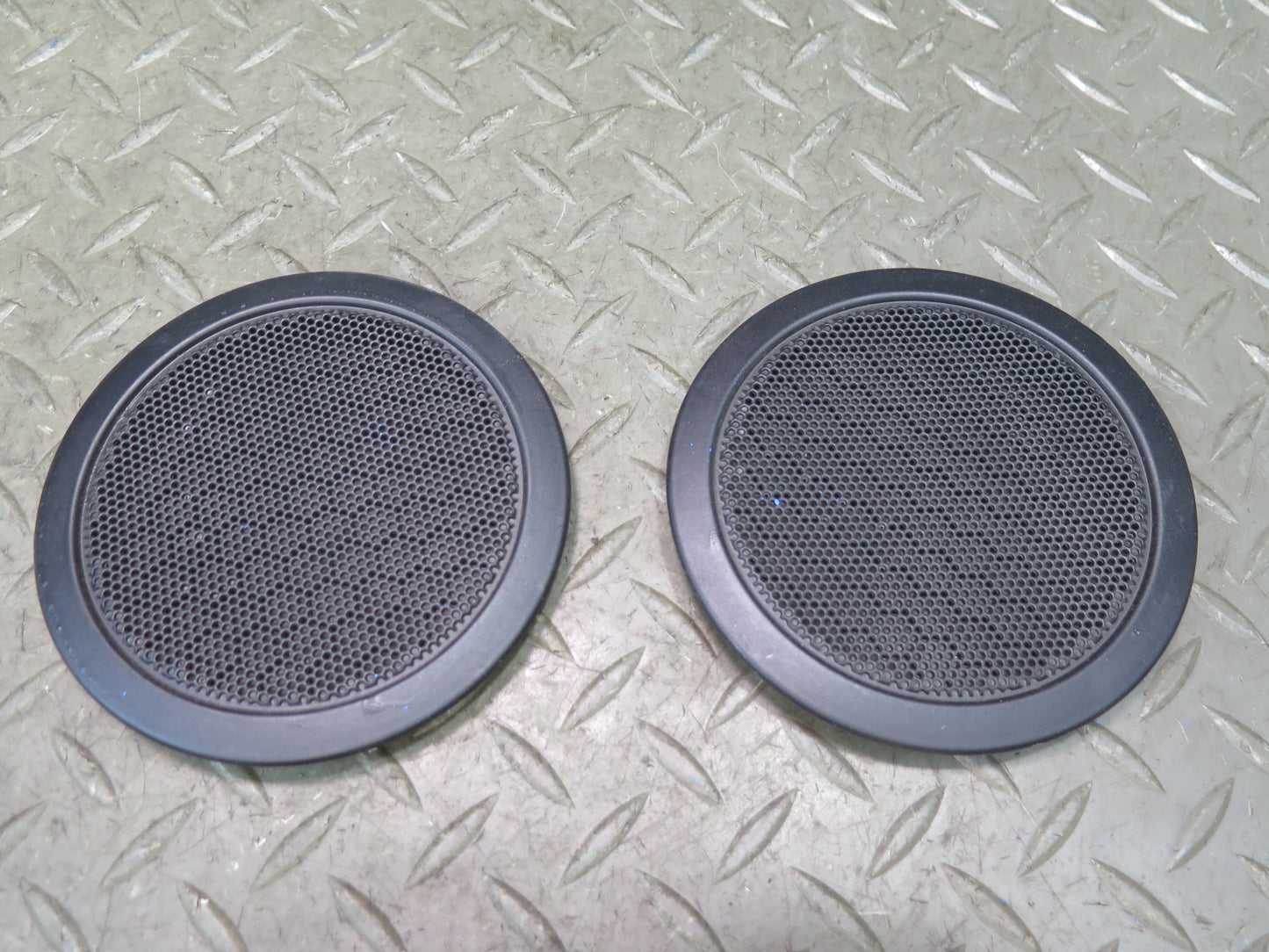 03-08 BMW E85 Z4 Set of 2 Rear Left & Right Speaker Grille Trim Cover Black OEM