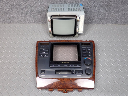 95-97 Nissan Gloria HY33 VIP Audio Navigation Display Head Unit Switch Panel OEM