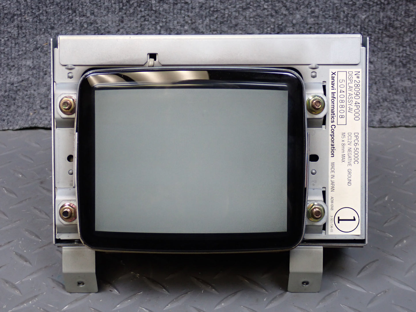 95-97 Nissan Gloria HY33 VIP Audio Navigation Display Head Unit Switch Panel OEM
