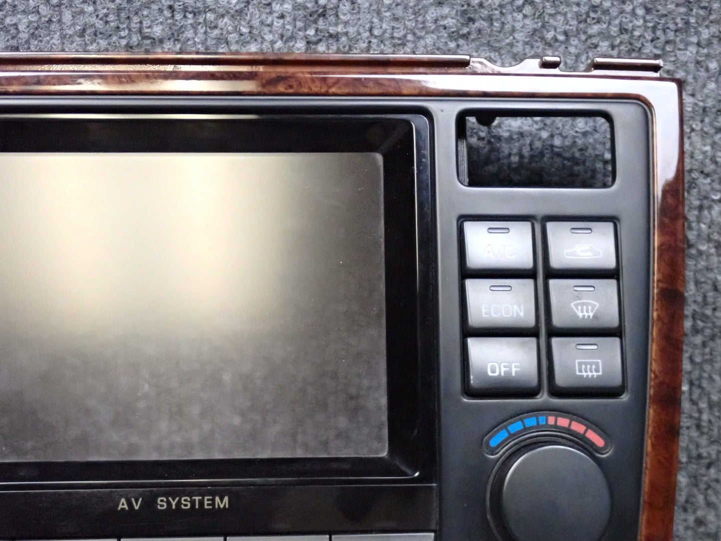 95-97 Nissan Gloria HY33 VIP Audio Navigation Display Head Unit Switch Panel OEM