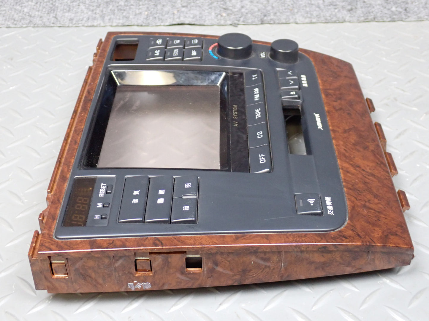 95-97 Nissan Gloria HY33 VIP Audio Navigation Display Head Unit Switch Panel OEM