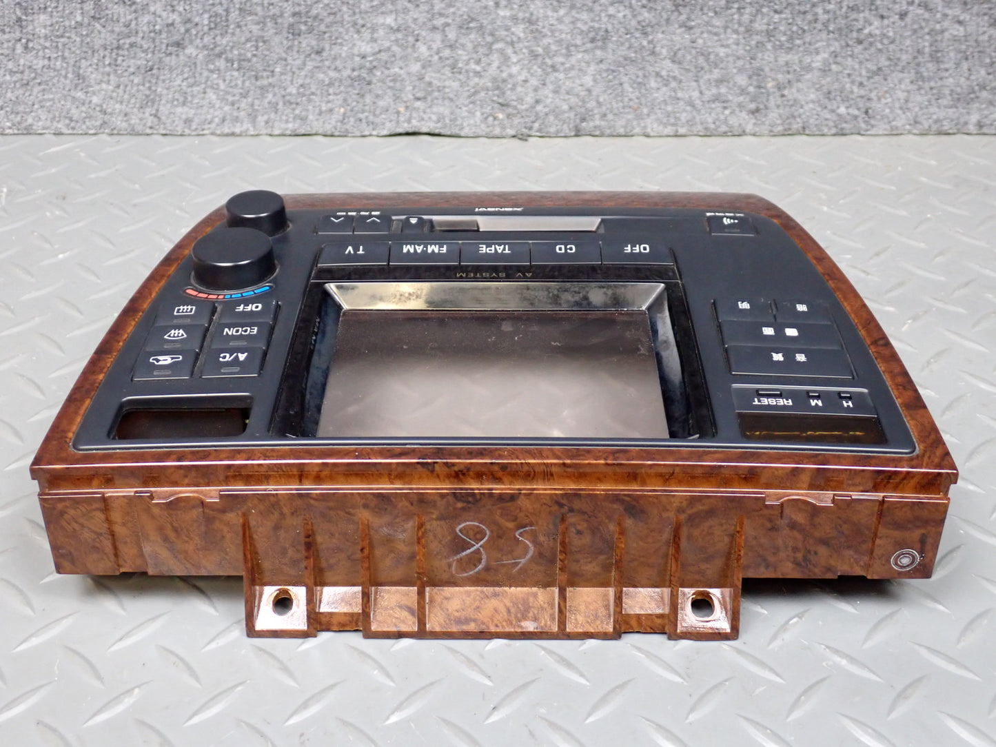 95-97 Nissan Gloria HY33 VIP Audio Navigation Display Head Unit Switch Panel OEM
