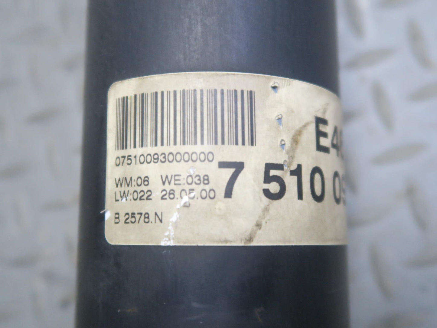 01-03 BMW E46 330i 330Ci RWD A/T Rear Driveshaft Drive Shaft 7510093 120K OEM