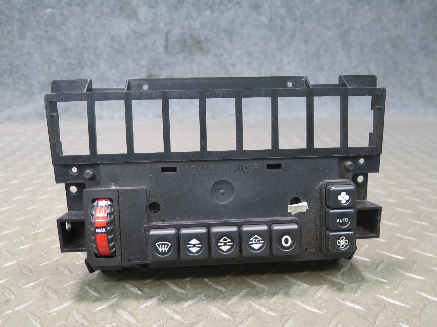 86-93 Mercedes W124 300E A/C Heater Climate Control Switch Panel 1248303085 OEM