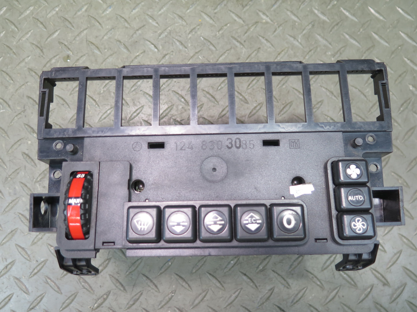 86-93 Mercedes W124 300E A/C Heater Climate Control Switch Panel 1248303085 OEM