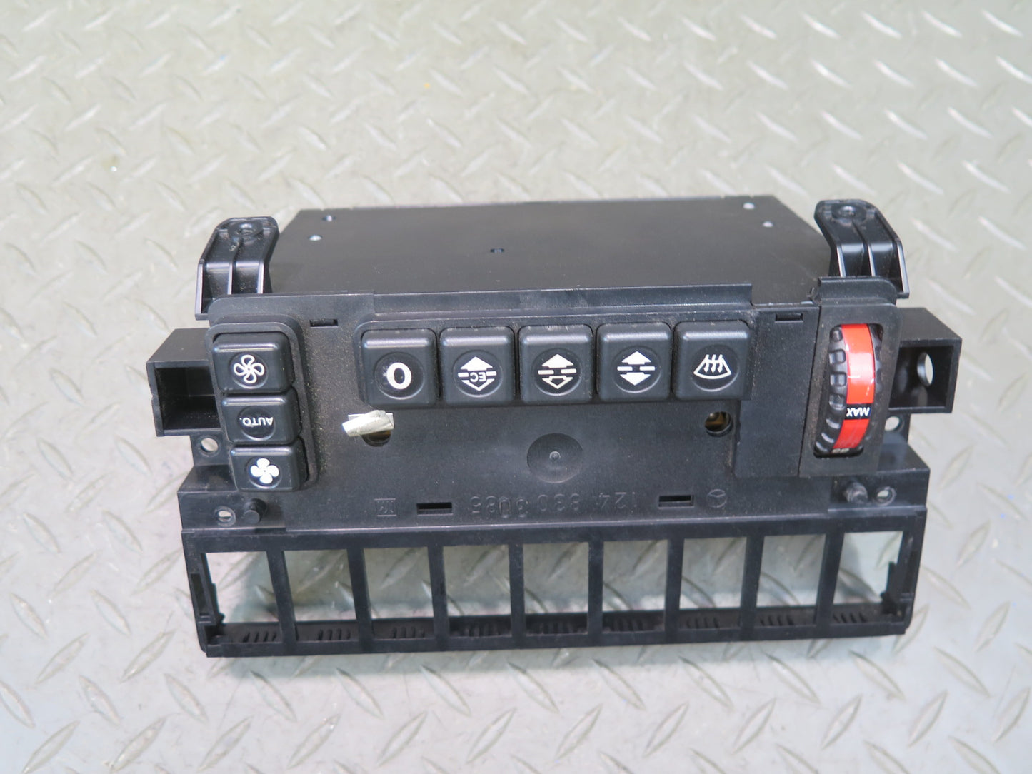 86-93 Mercedes W124 300E A/C Heater Climate Control Switch Panel 1248303085 OEM