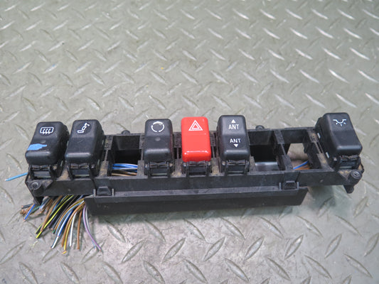 86-93 Mercedes W124 300E Hazard Defrost Light Control Button Switch OEM