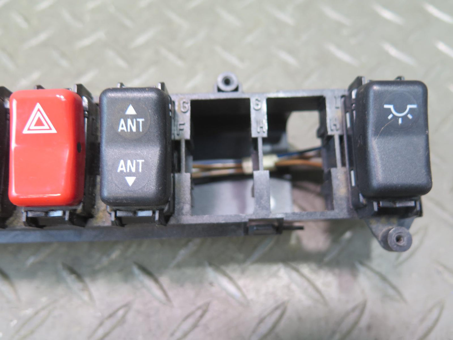86-93 Mercedes W124 300E Hazard Defrost Light Control Button Switch OEM