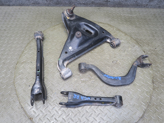 95-97 Nissan Gloria HY33 Rear Right Upper Lower Control Arm Set 60K Miles OEM