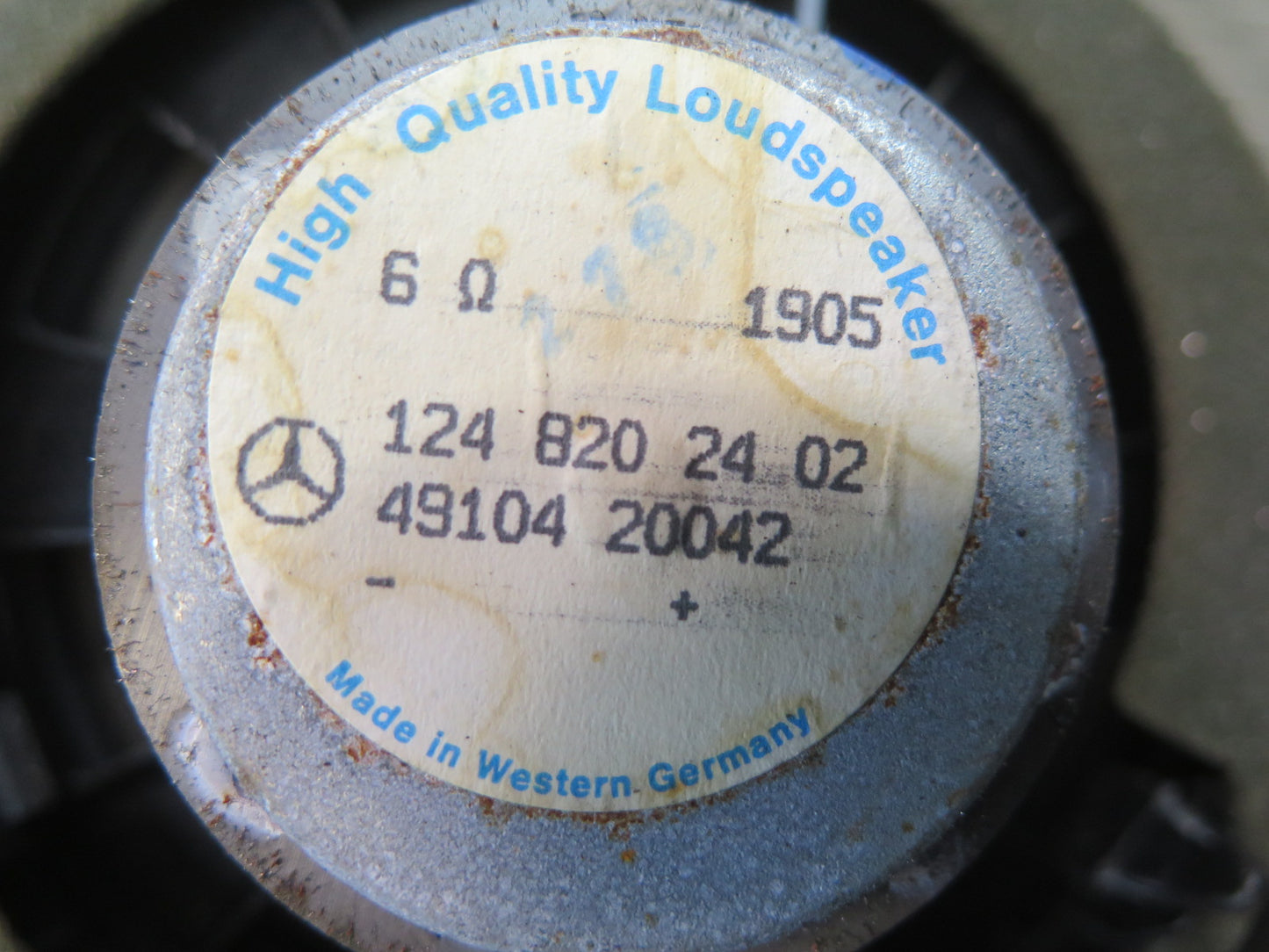 86-93 Mercedes W124 300E Set of 2 Left & Right MID Range Speaker OEM