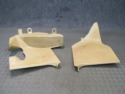 90-93 Mercedes W124 300E Set of 2 Front Left & Right Kick Trim Cover Panel OEM