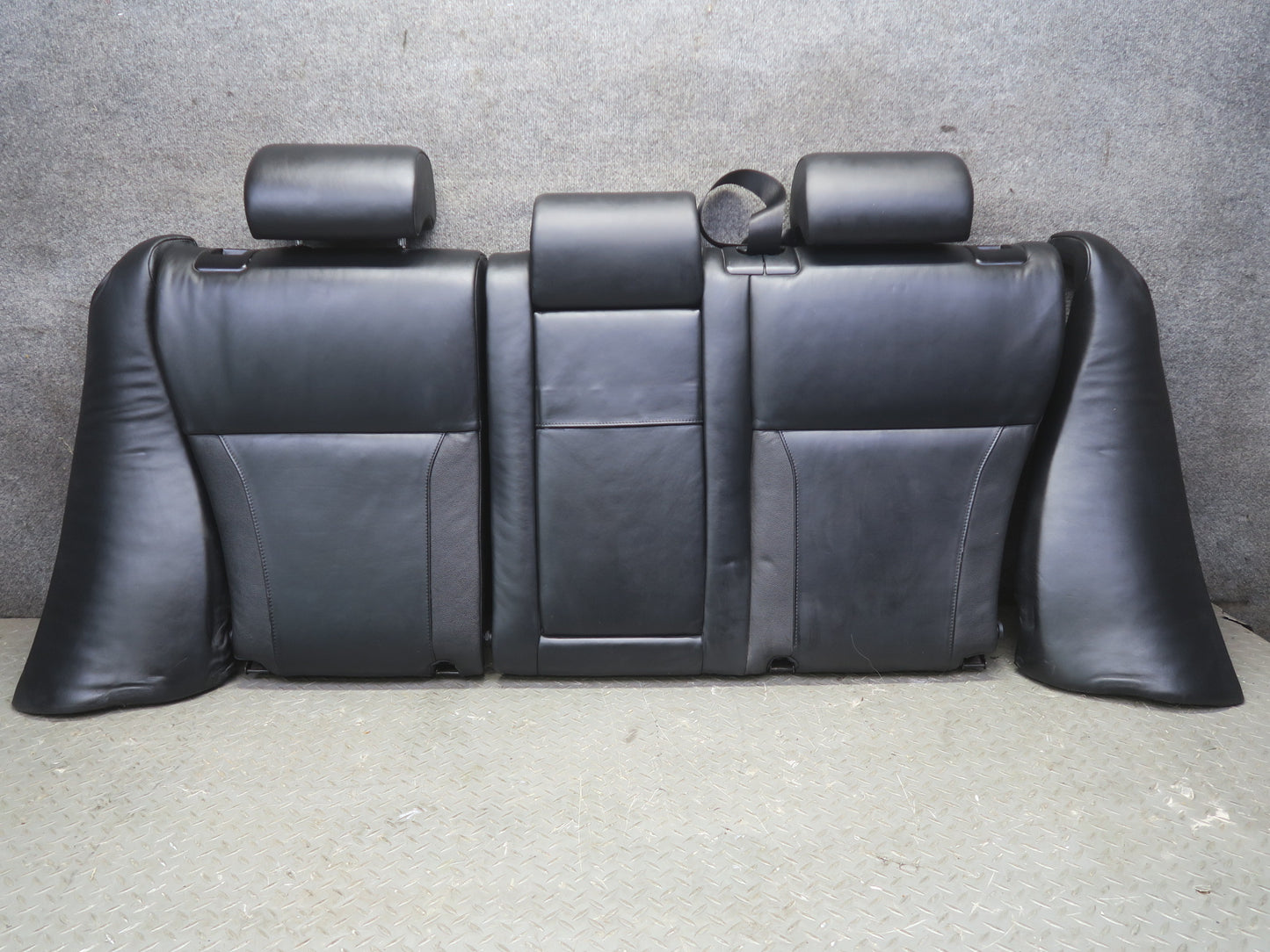 05-06 BMW E53 X5 Front & Rear Comfort Leather Heated Seat Bolster Set Black  OEM
