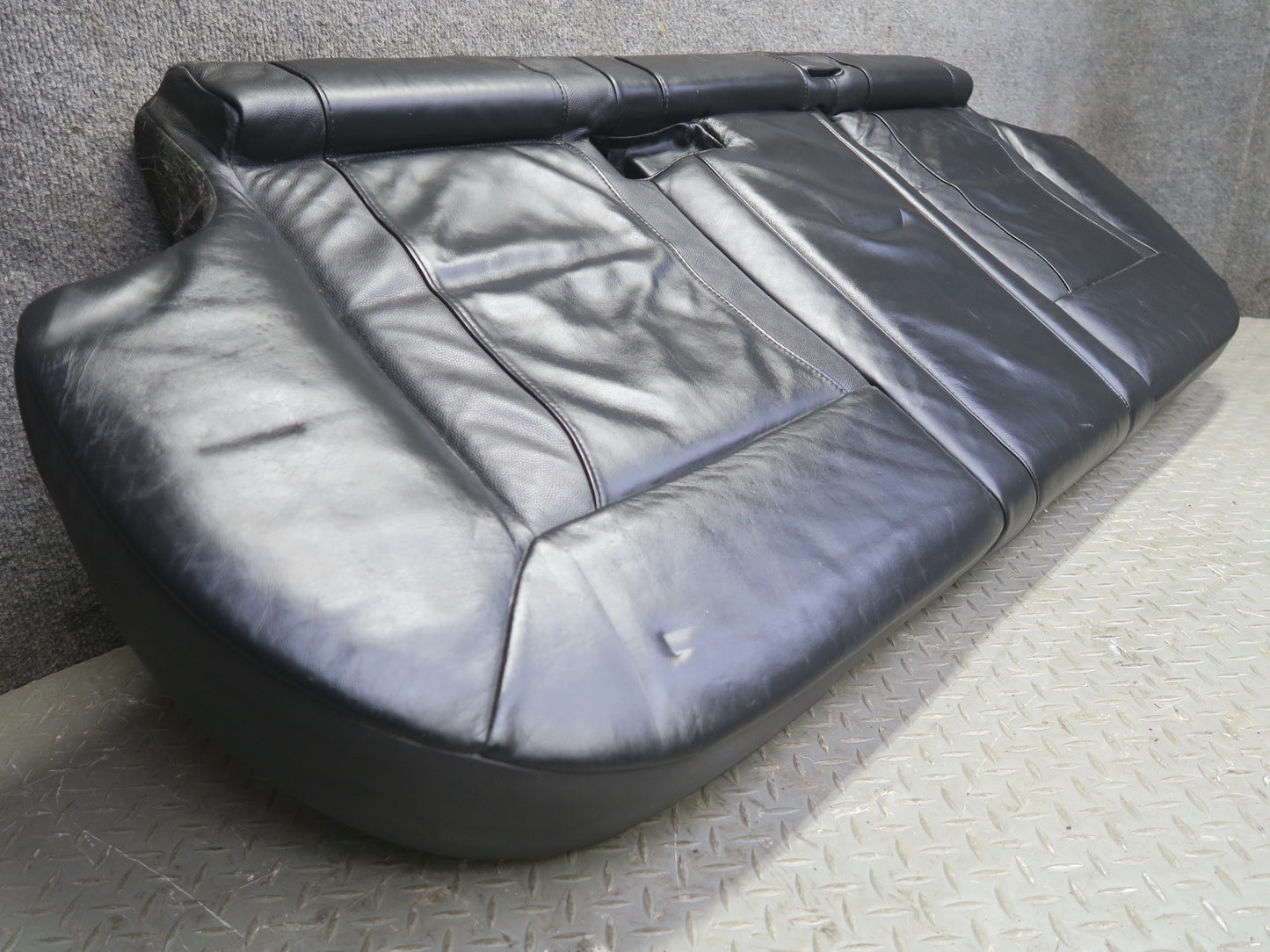 05-06 BMW E53 X5 Front & Rear Comfort Leather Heated Seat Bolster Set Black  OEM