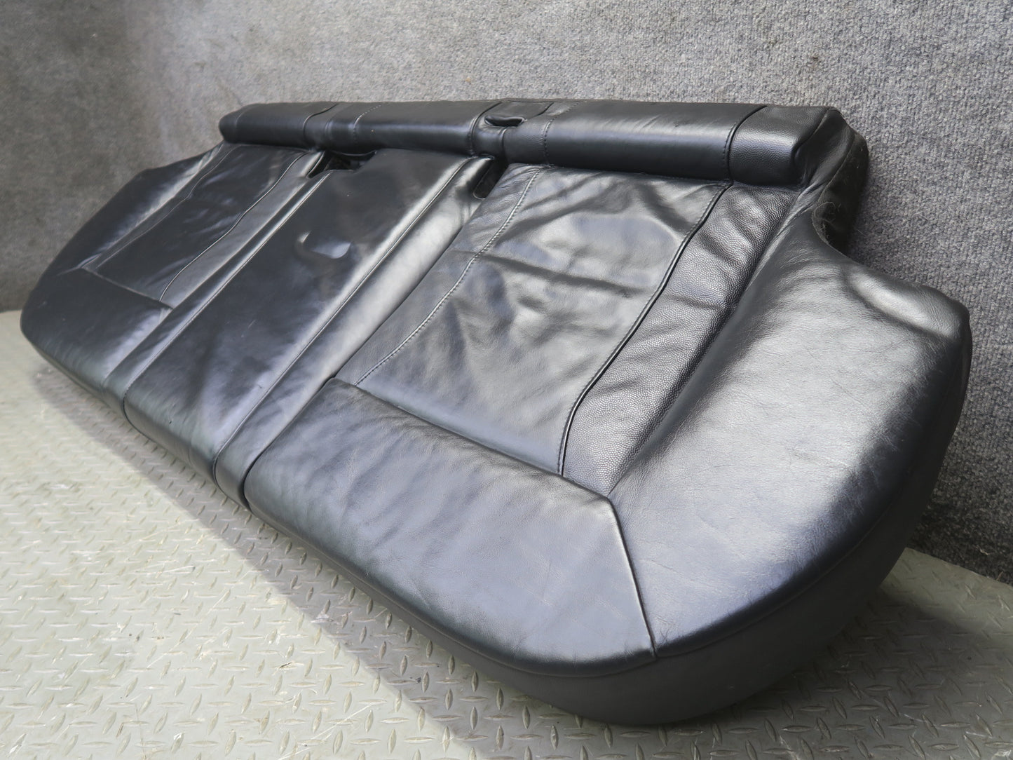 05-06 BMW E53 X5 Front & Rear Comfort Leather Heated Seat Bolster Set Black  OEM