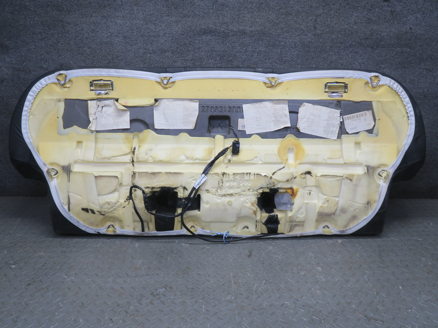 05-06 BMW E53 X5 Front & Rear Comfort Leather Heated Seat Bolster Set Black  OEM