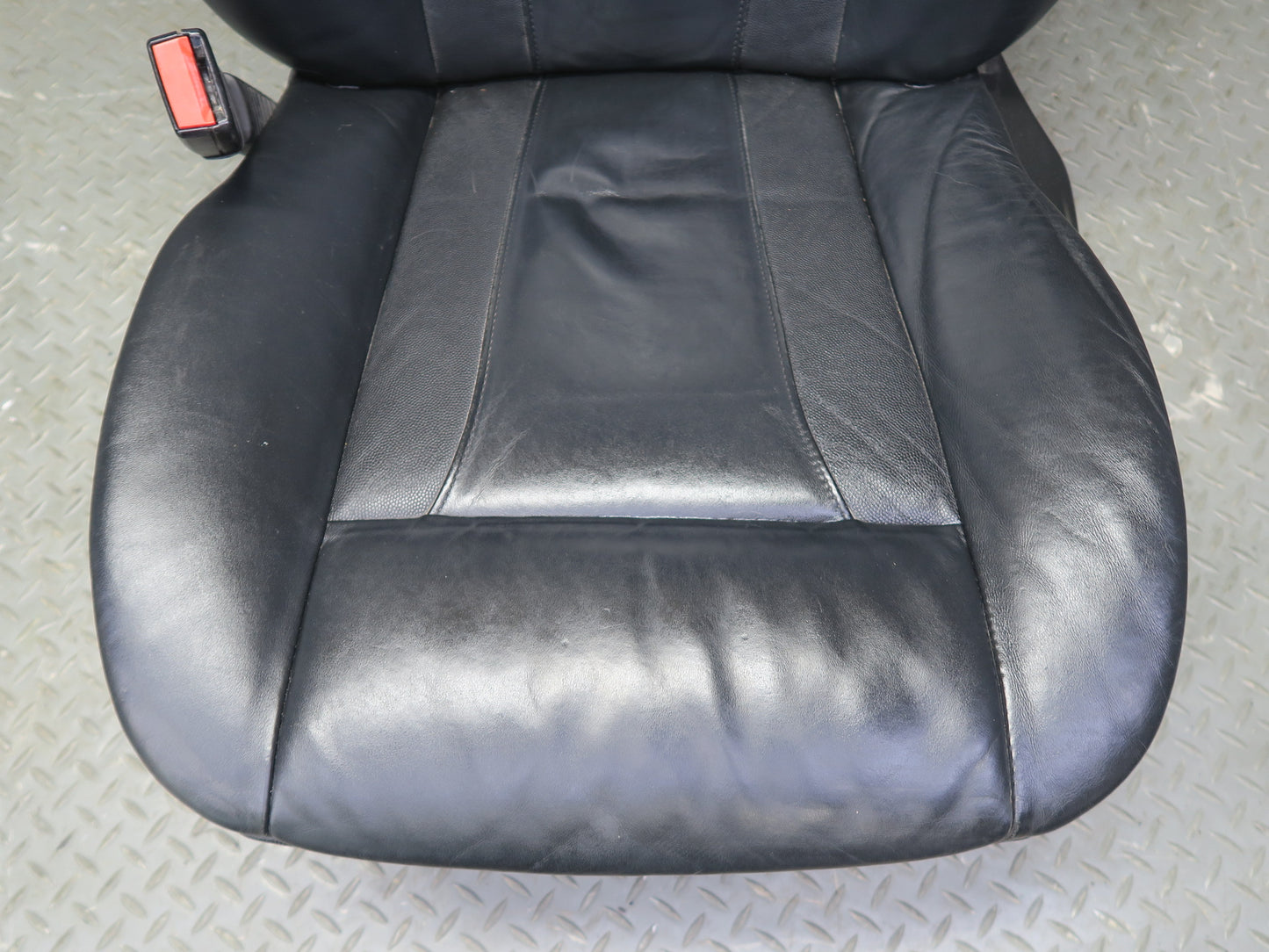 05-06 BMW E53 X5 Front & Rear Comfort Leather Heated Seat Bolster Set Black  OEM