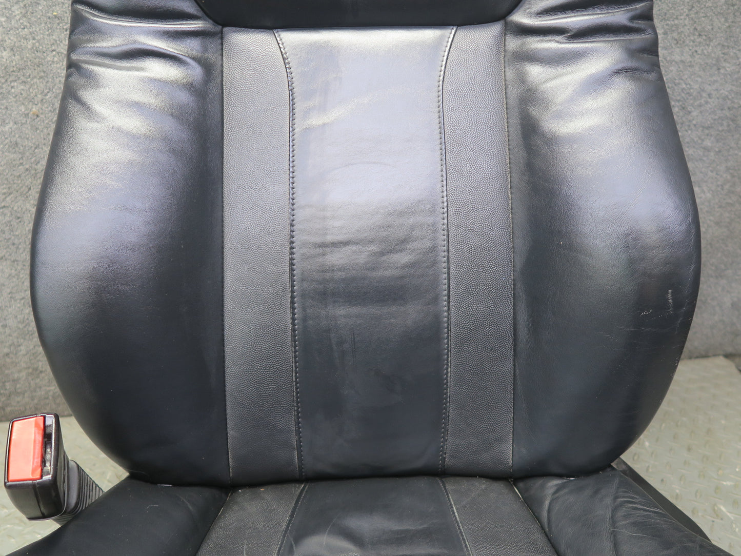 05-06 BMW E53 X5 Front & Rear Comfort Leather Heated Seat Bolster Set Black  OEM