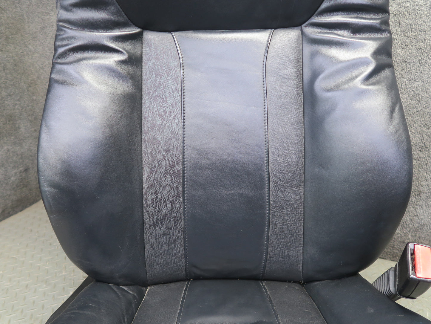 05-06 BMW E53 X5 Front & Rear Comfort Leather Heated Seat Bolster Set Black  OEM