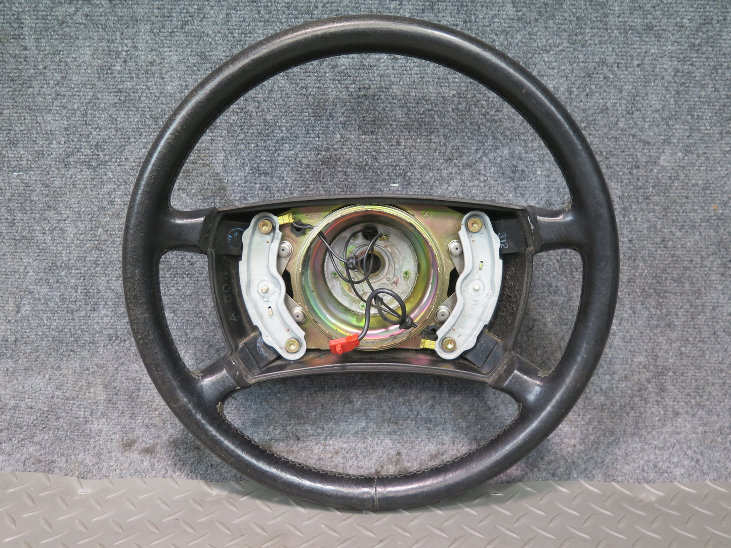 90-91 Mercedes W124 300E Leather Steering Black OEM