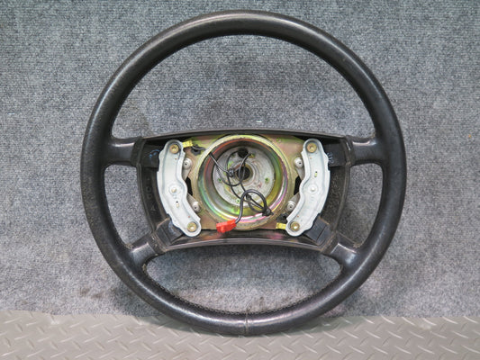 90-91 Mercedes W124 300E Leather Steering Black OEM