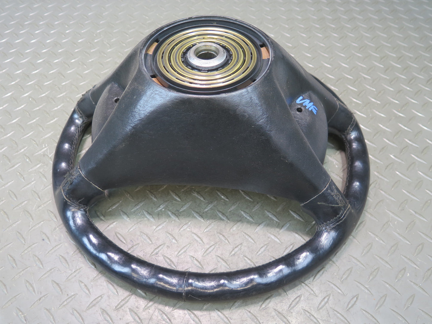90-91 Mercedes W124 300E Leather Steering Black OEM