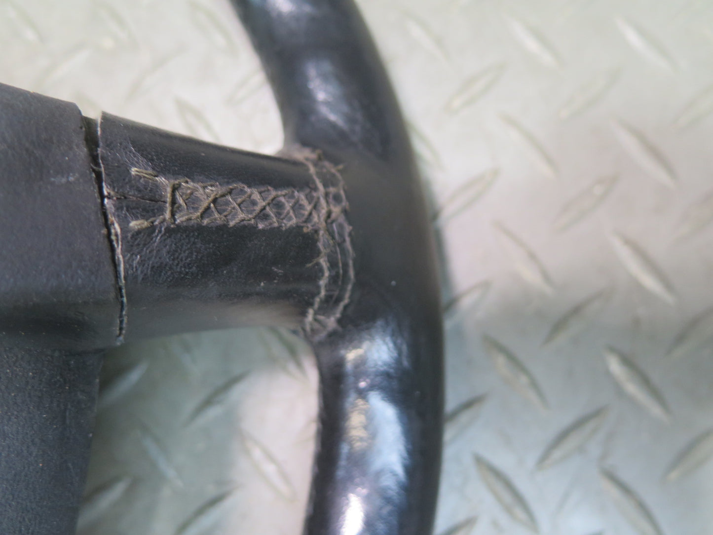 90-91 Mercedes W124 300E Leather Steering Black OEM