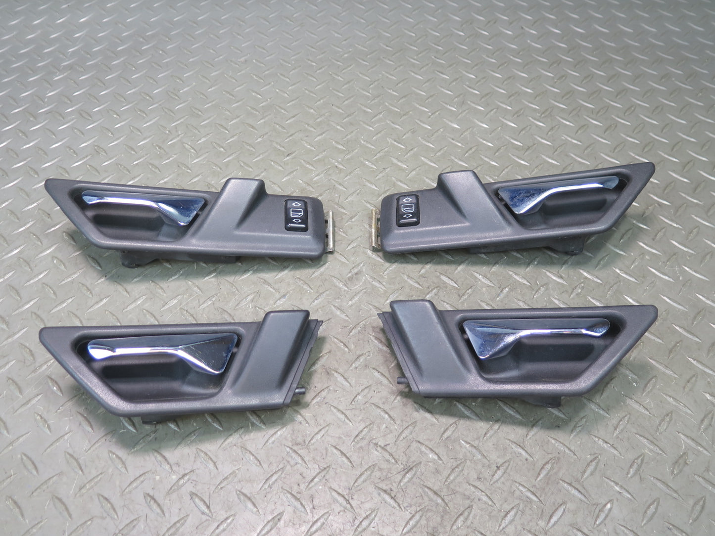 86-93 Mercedes W124 300E Set of 4 Front & Rear Door Interior Handle OEM