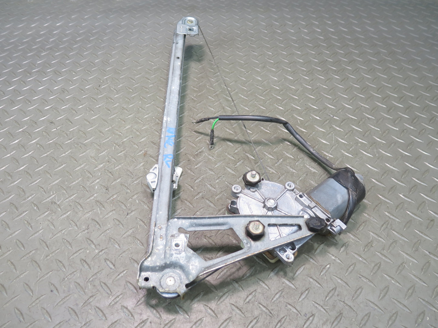 86-93 Mercedes W124 300E Rear Left Door Window Regulator w Motor OEM