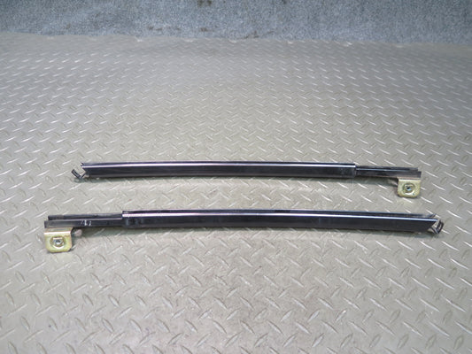 86-93 Mercedes W124 300E Set of 2 Rear Left & Right Door Window Guide Rail OEM