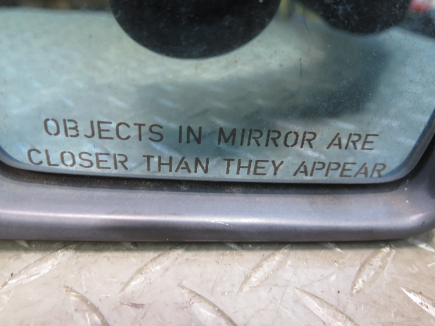 90-93 Mercedes W124 300E Right Door Exterior Side View Mirror Smoke Silver OEM