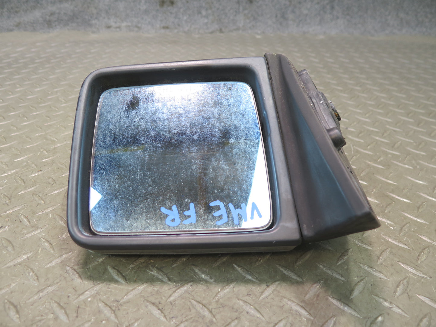 90-93 Mercedes W124 300E Right Door Exterior Side View Mirror Smoke Silver OEM
