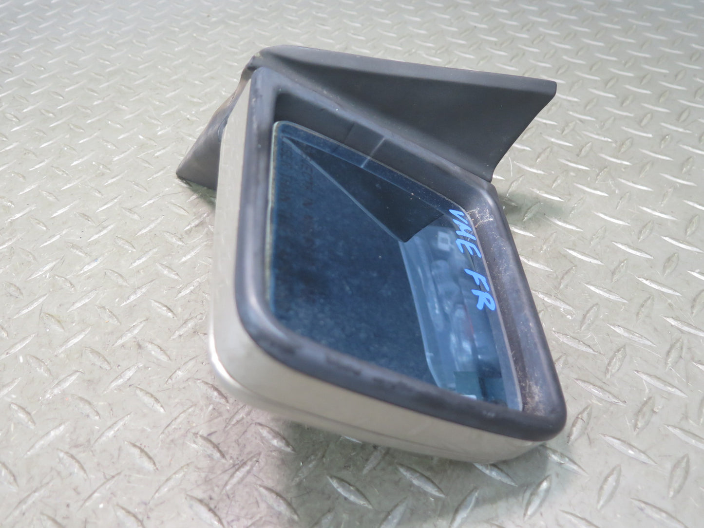 90-93 Mercedes W124 300E Right Door Exterior Side View Mirror Smoke Silver OEM
