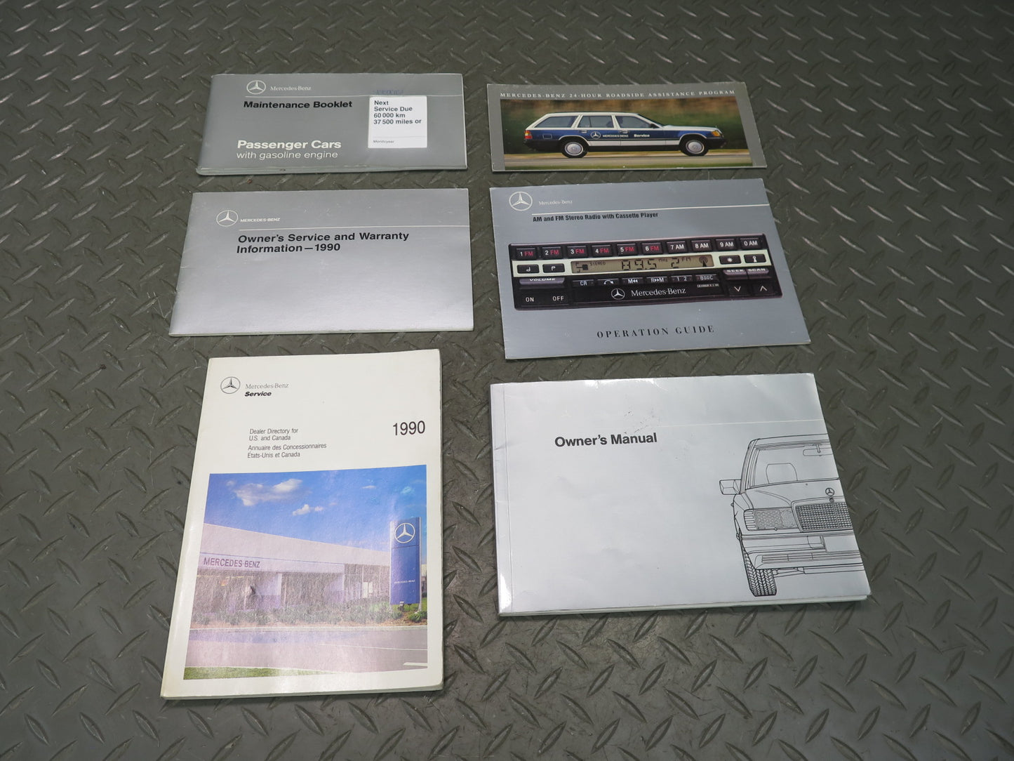 1990 Mercedes W124 300E User Owners Operator Guide Manual Book Set w Case OEM