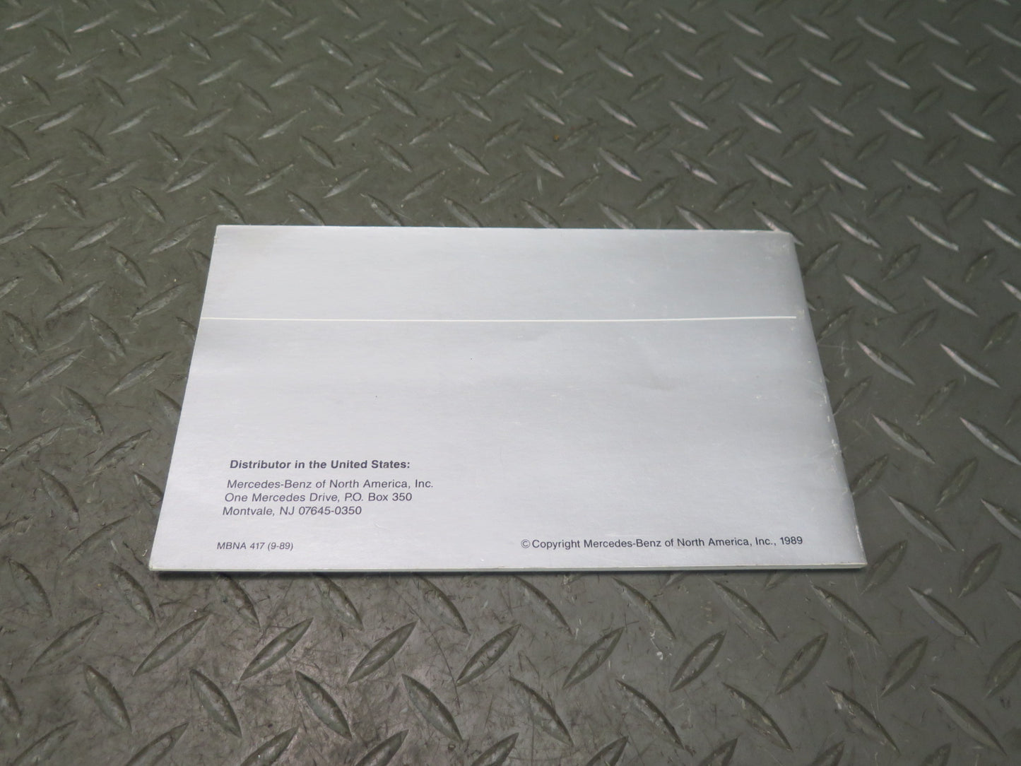 1990 Mercedes W124 300E User Owners Operator Guide Manual Book Set w Case OEM
