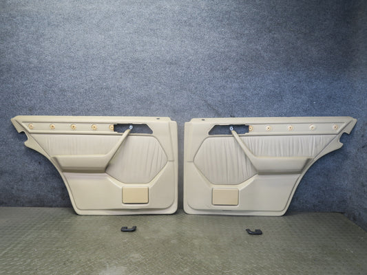 90-93 Mercedes W124 300E Set of 2 Rear Door Interior Trim Cover Panel OEM
