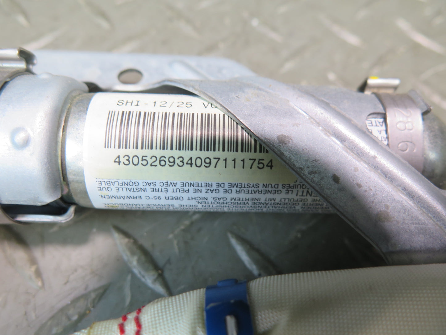 04-06 BMW X5 E53 REAR RIGHT SRS CURTAIN AIR BAG OEM