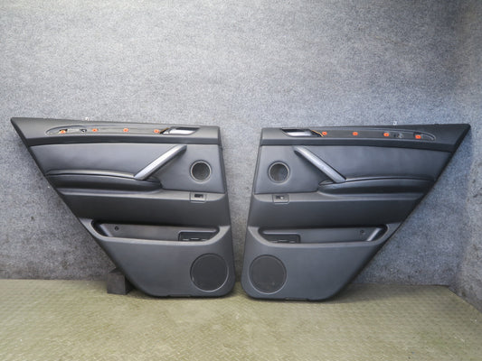 04-06 BMW E53 X5 Set of 2 Rear Left & Right Door Interior Trim Cover Panel OEM