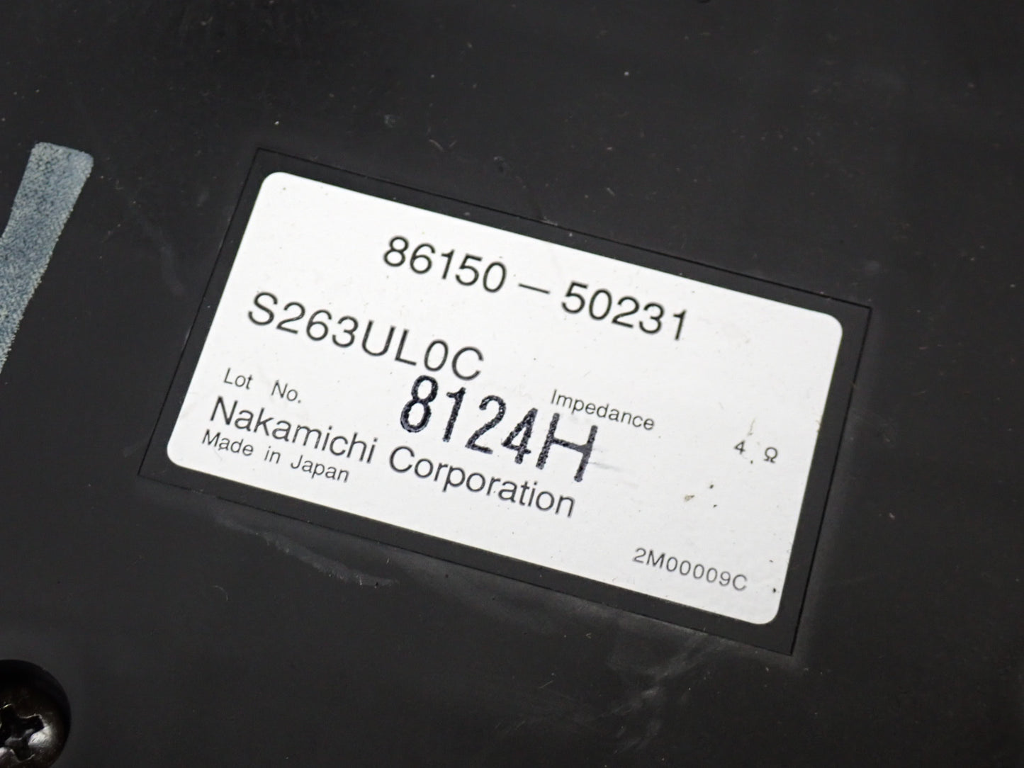 95-00 Lexus UCF20L LS400 Set of 2 Rear Left & Right Door Speaker Nakamichi OEM