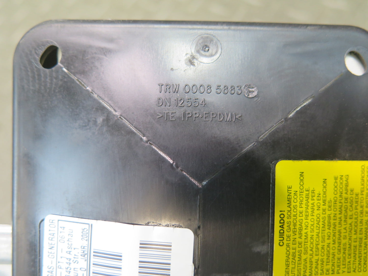 00-06 BMW X5 4.8is E53 FRONT RIGHT SIDE DOOR SRS AIR BAG MODULE OEM