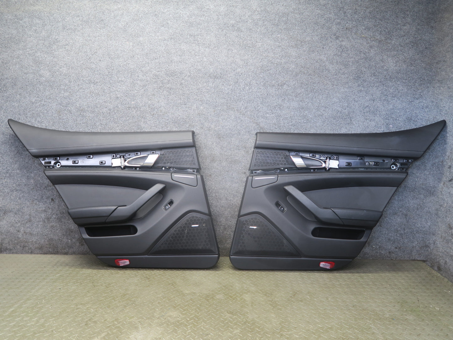 2010-2016 Porsche Panamera 970 Rear Left & Right Door Interior Trim Panel Set