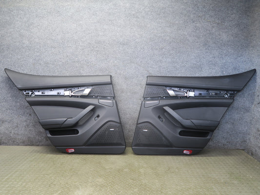 2010-2016 Porsche Panamera 970 Rear Left & Right Door Interior Trim Panel Set