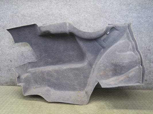 86-93 Mercedes W124 300E Rear Left Trunk Carpet Liner Trim Cover Panel OEM