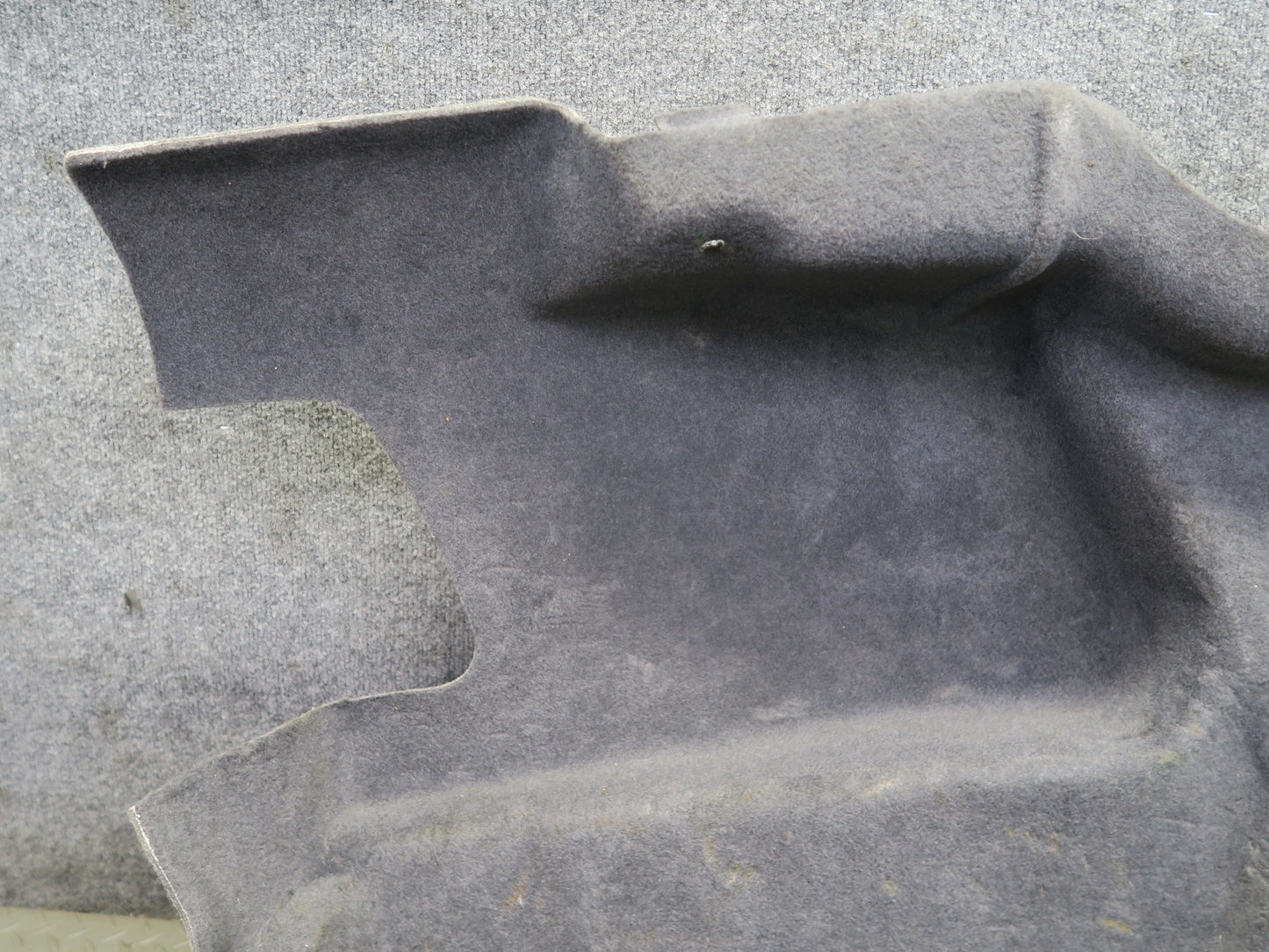 86-93 Mercedes W124 300E Rear Left Trunk Carpet Liner Trim Cover Panel OEM