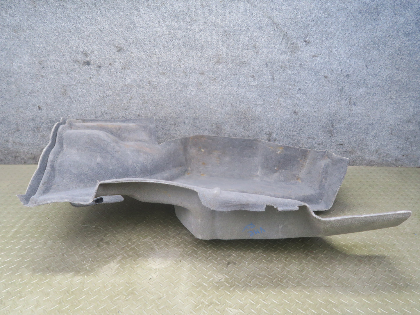 86-93 Mercedes W124 300E Rear Left Trunk Carpet Liner Trim Cover Panel OEM