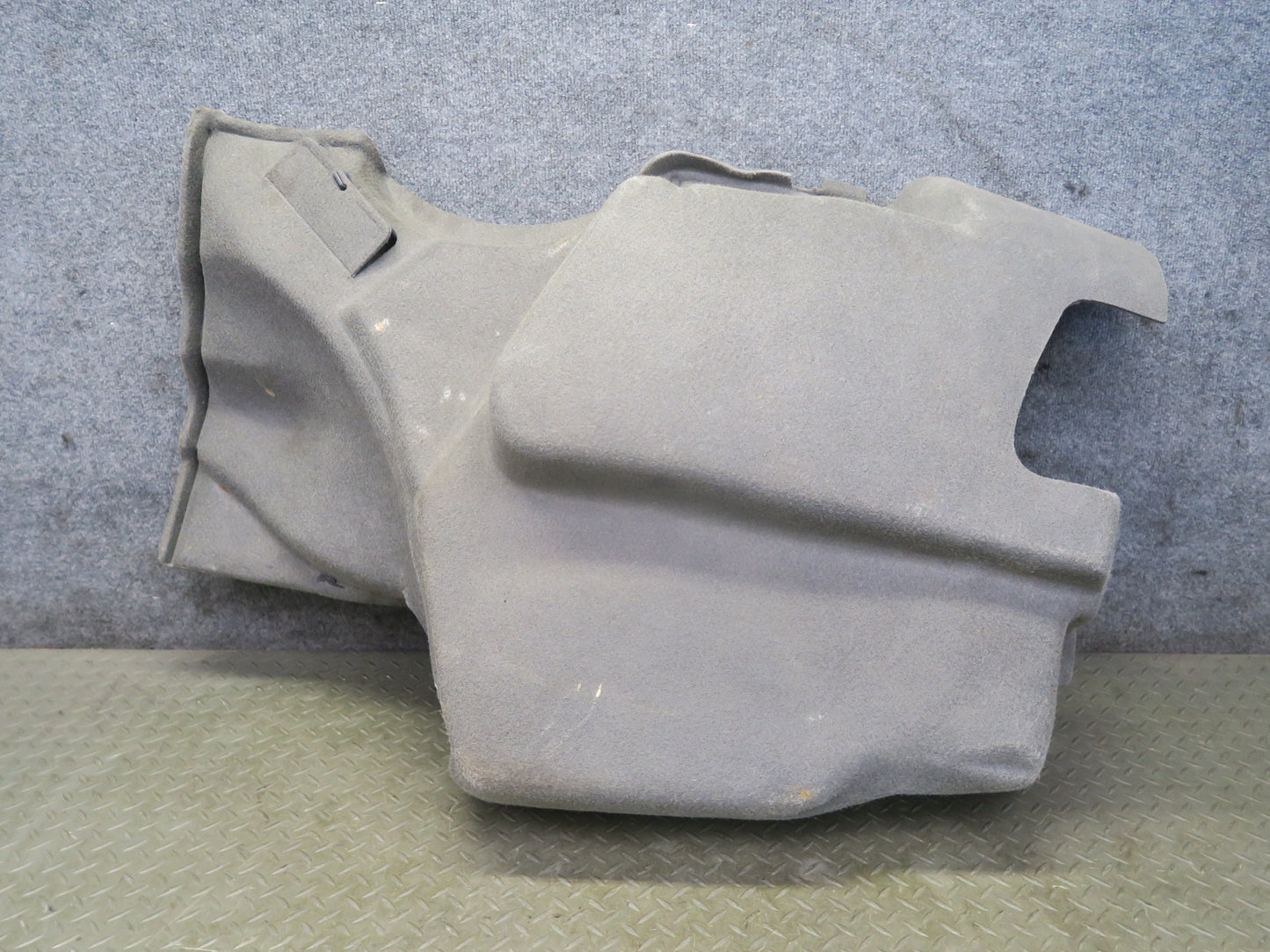 86-93 Mercedes W124 300E Rear Left Trunk Carpet Liner Trim Cover Panel OEM