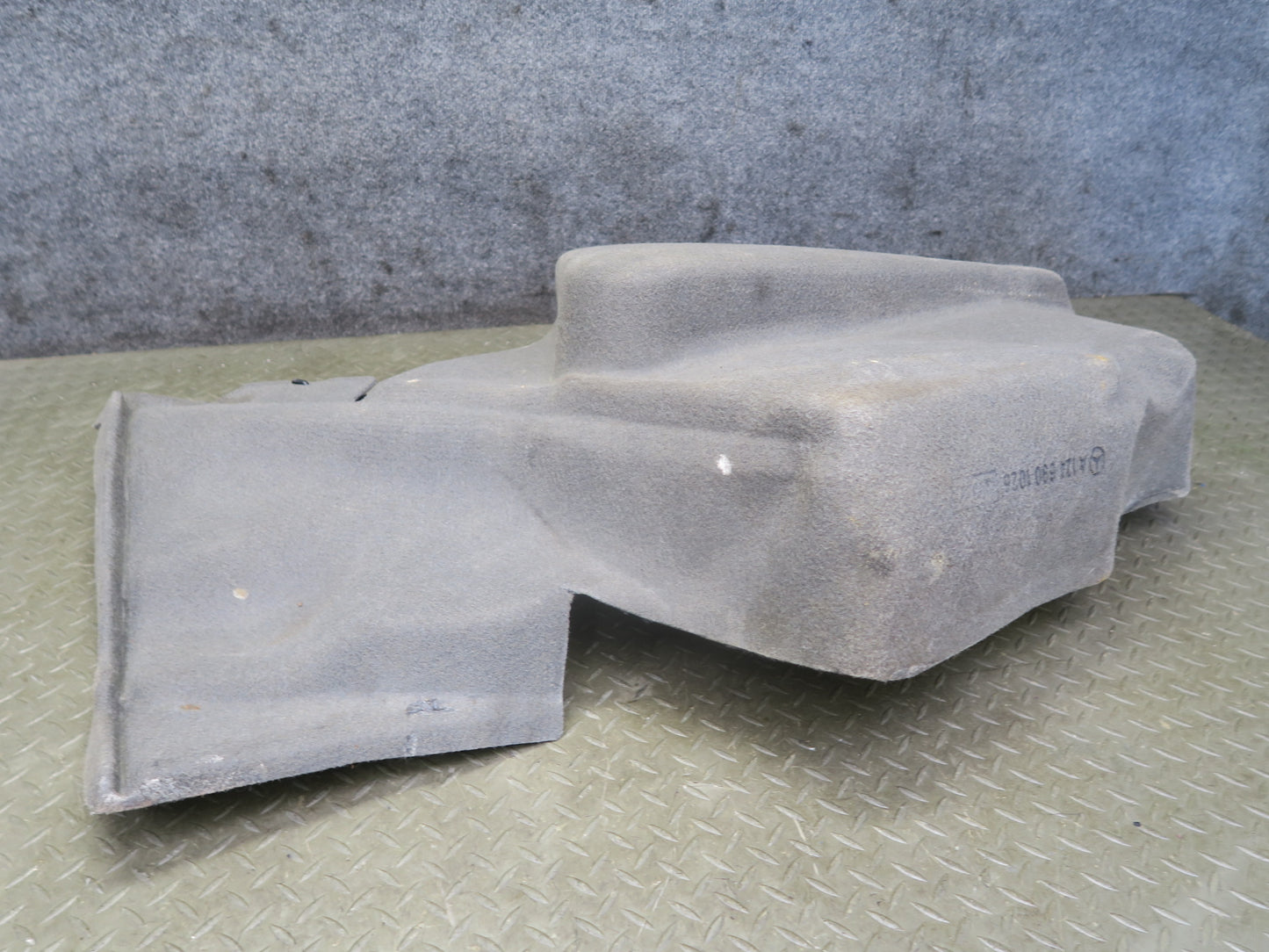 86-93 Mercedes W124 300E Rear Left Trunk Carpet Liner Trim Cover Panel OEM