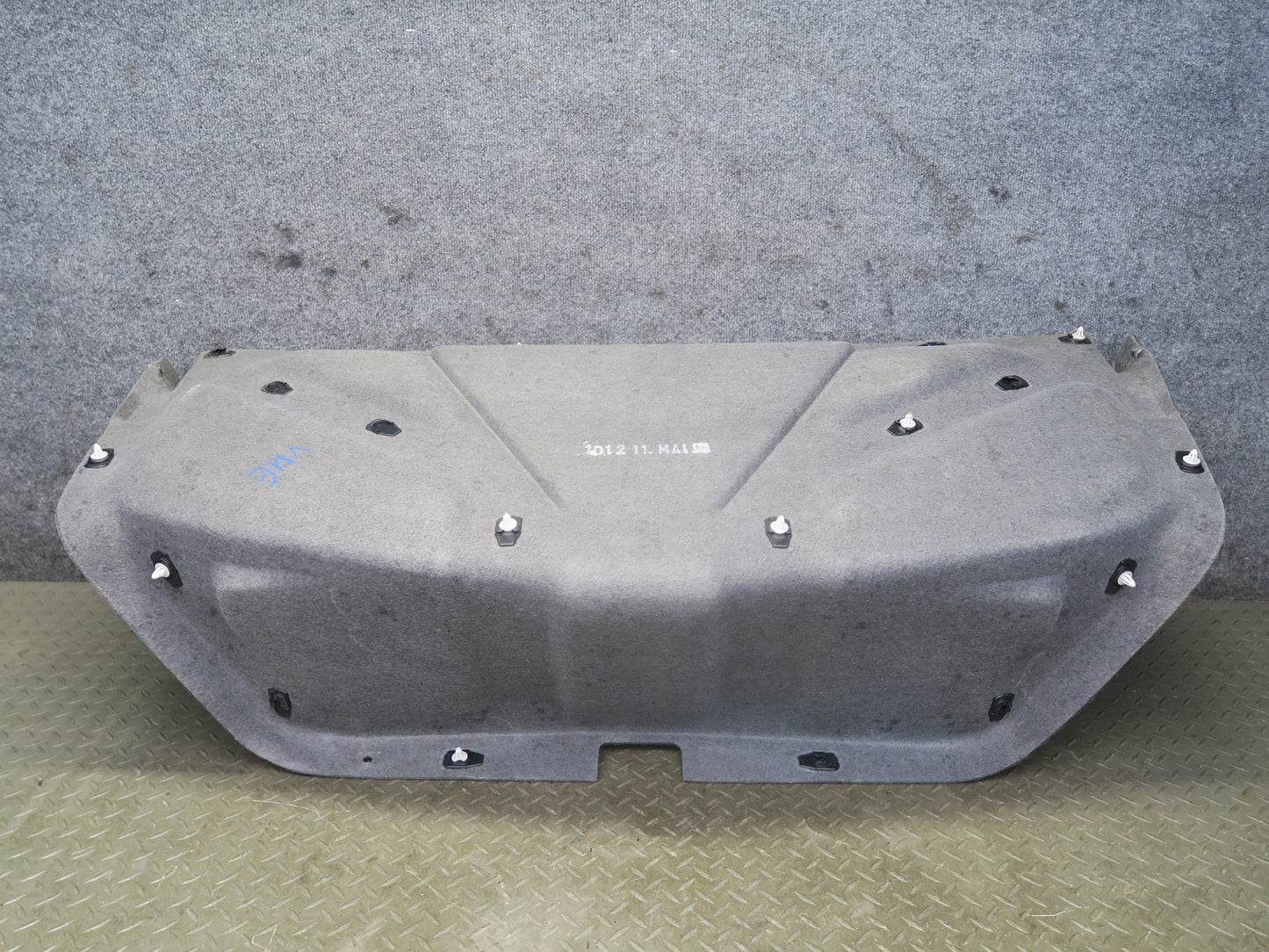 90-93 Mercedes W124 300E Rear Trunk Lid Carpet Cover OEM