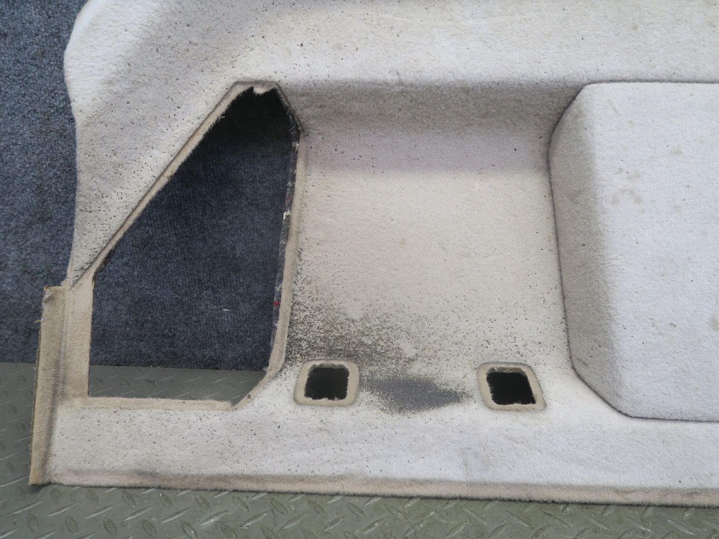 90-93 Mercedes W124 300E Sedan Rear Deck Shelf Trim Panel OEM